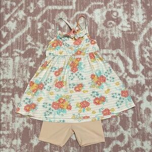 EUC - Tommy Bahamas Floral Top with Short set